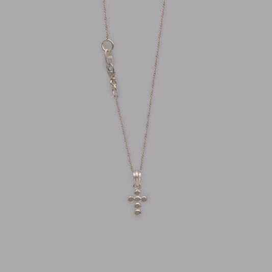 M cross necklace
