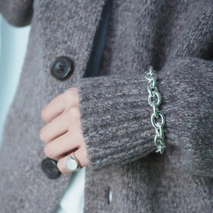 Oval chain bracelet