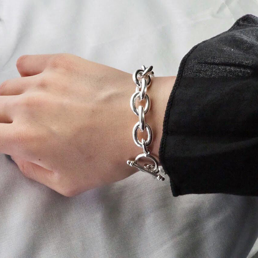 Oval chain bracelet