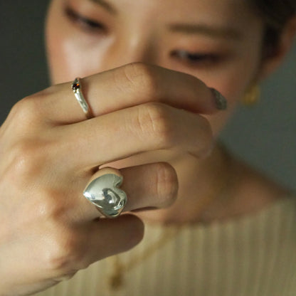 big heart ring
