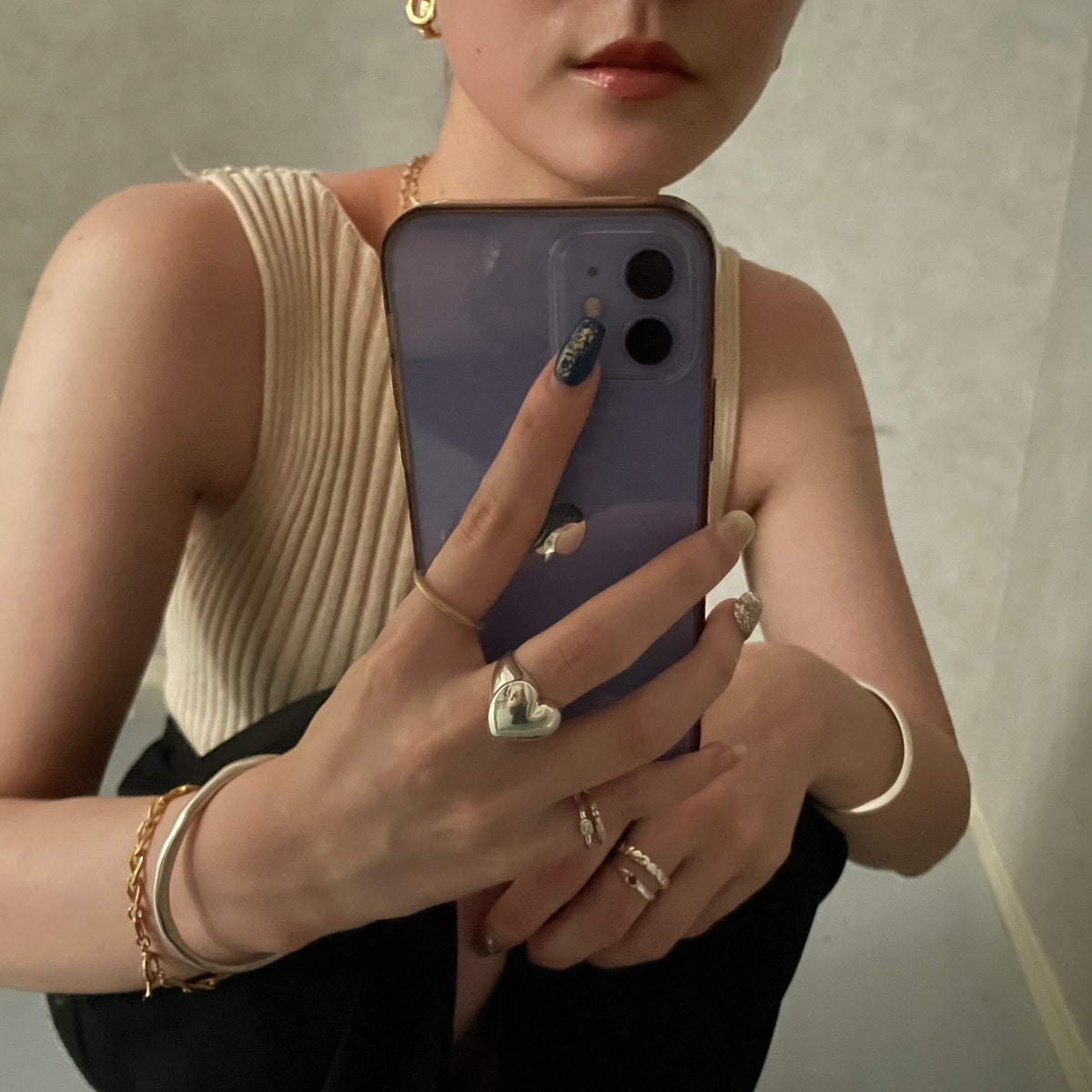big heart ring