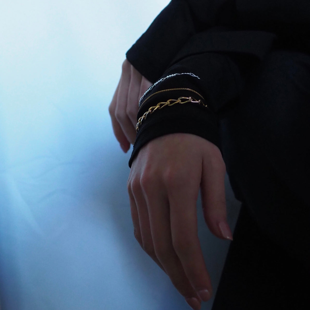 drop chain bracelet