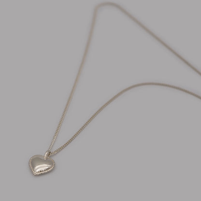 heart dot necklace