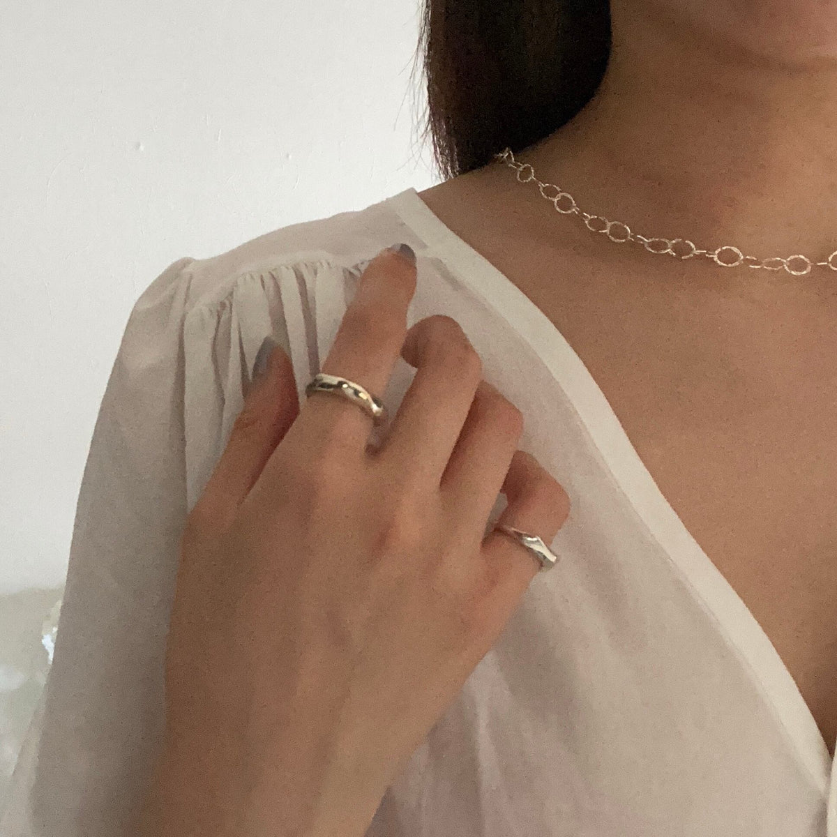 thin bumpy ring