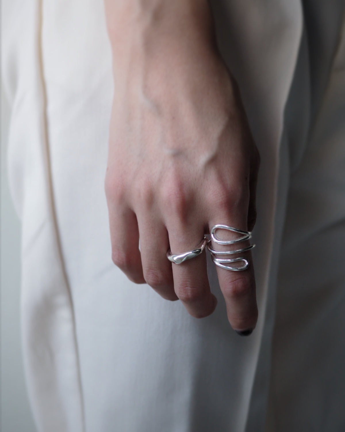 thin bumpy ring